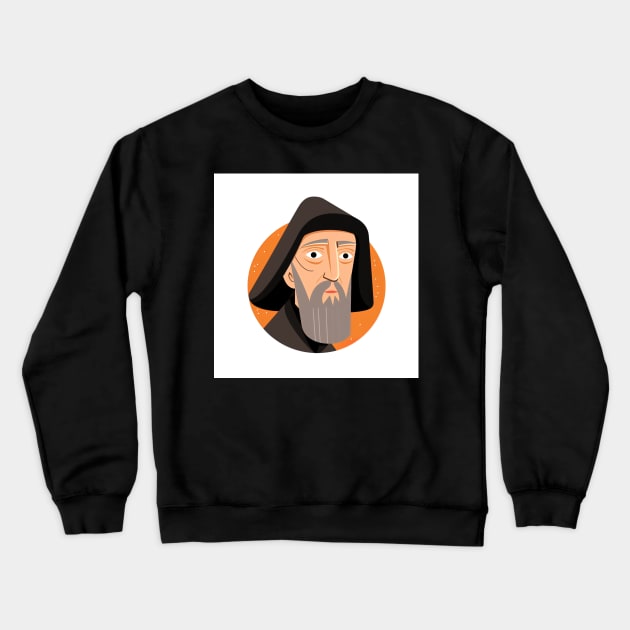 Geoffrey Chaucer Crewneck Sweatshirt by ComicsFactory